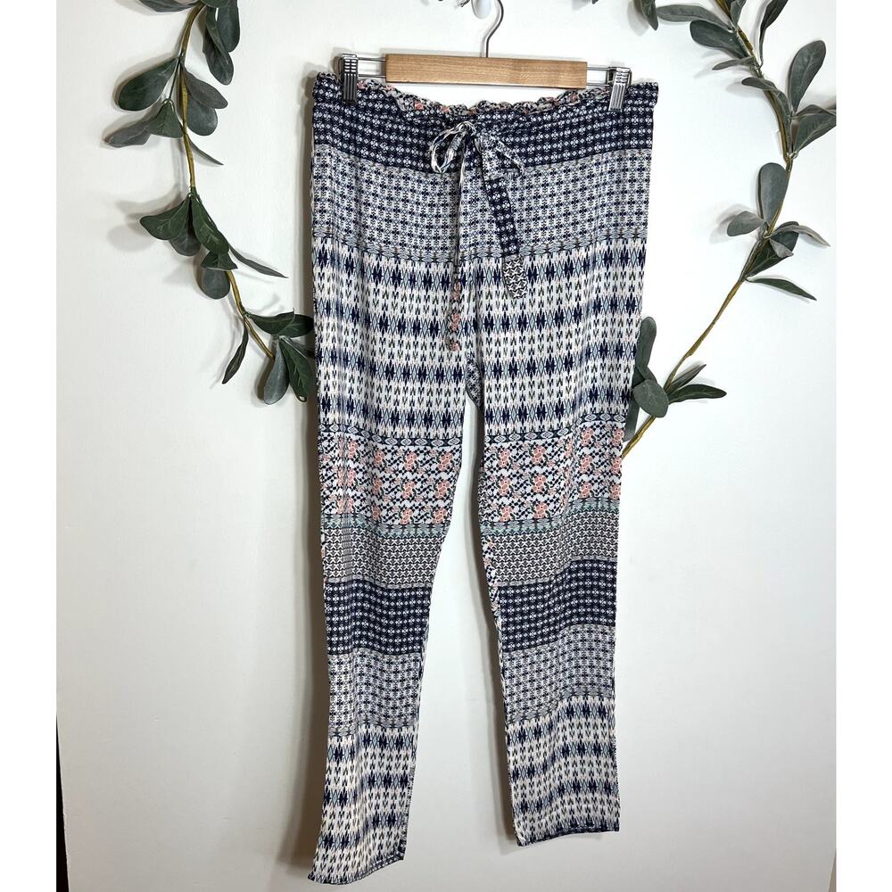 Eberjey Blue Patterned Pajama Pants